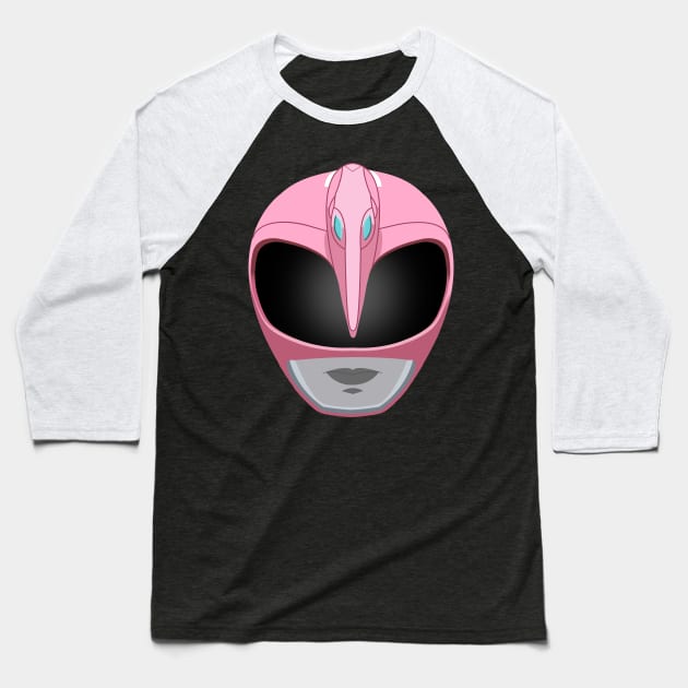 Pink Power Ranger (FULL) Baseball T-Shirt by SimpleIsCuteToo